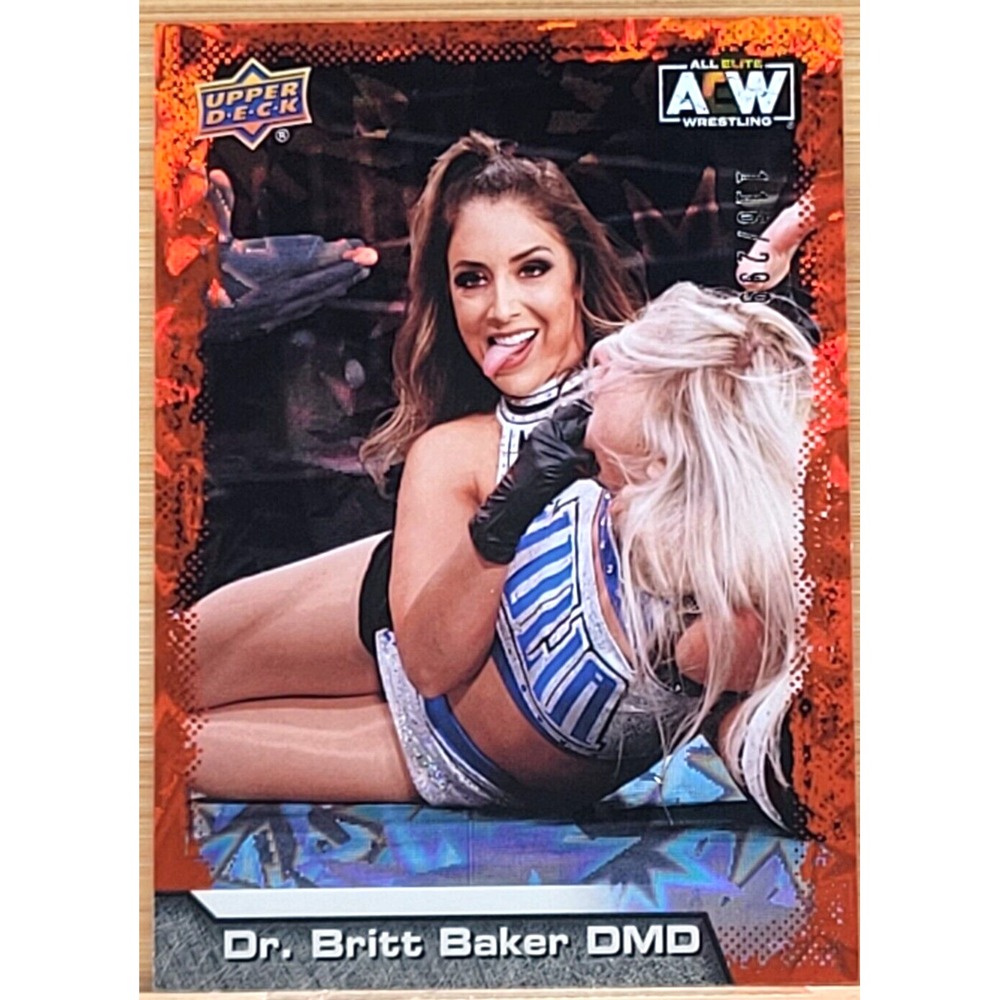 2022 UPPER DECK AEW DR. BRITT BAKER DMD DYNAMITE #D/299